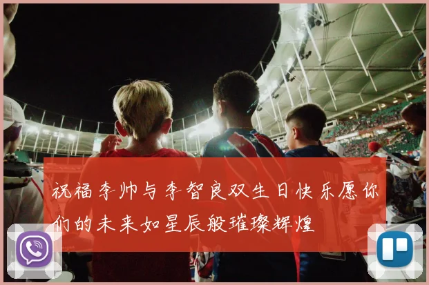 祝福李帅与李智良双生日快乐愿你们的未来如星辰般璀璨辉煌